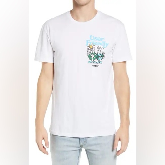 PacSun User Friendly Graphic Tee White - Picture 1 of 6